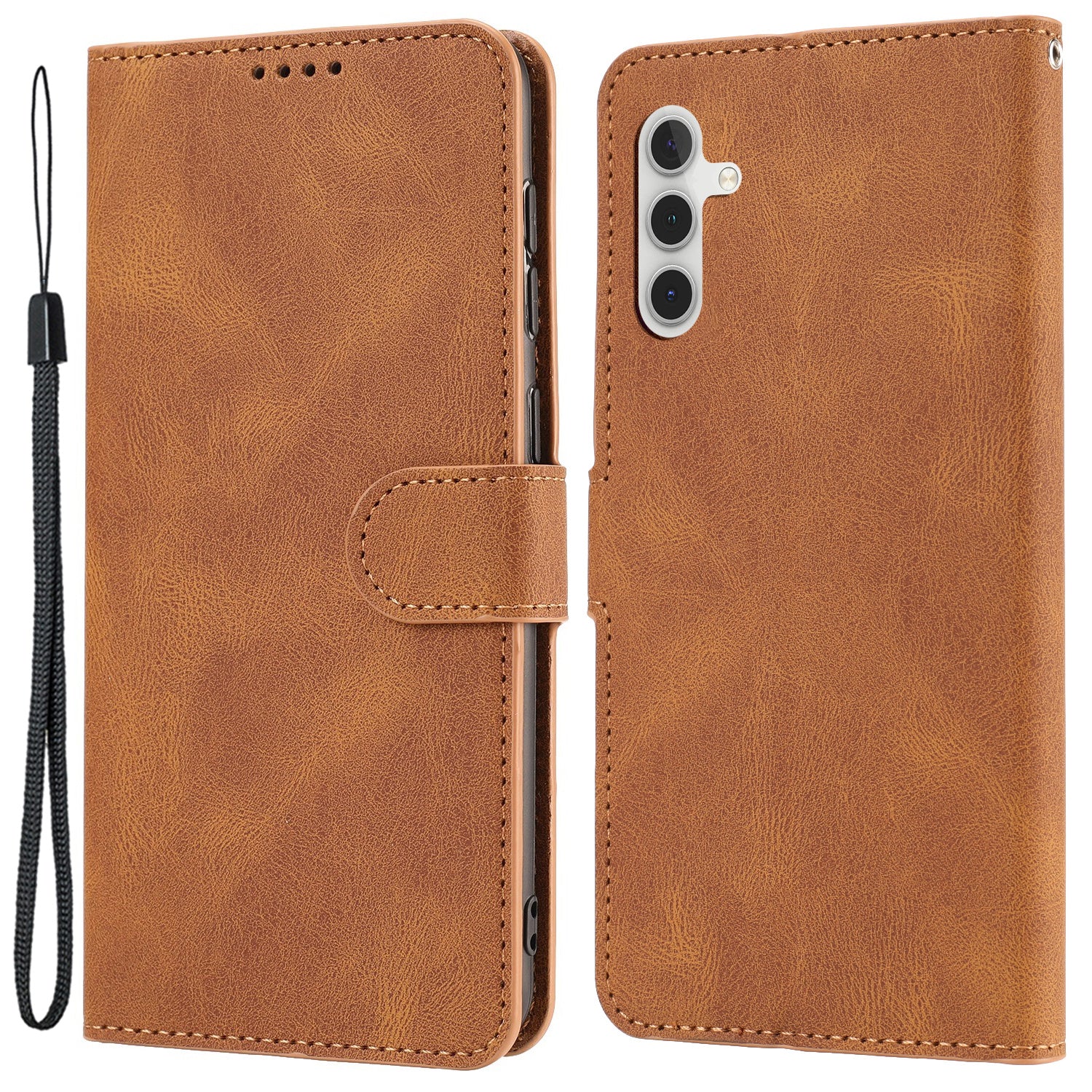 For Samsung Galaxy A34 5G Dustproof Leather Phone Case Magnetic Stand Wallet Phone Cover with Strap For Samsung Galaxy A34 5G Dustproof Leather Phone Case Magnetic Stand Wallet Phone Cover with Strap